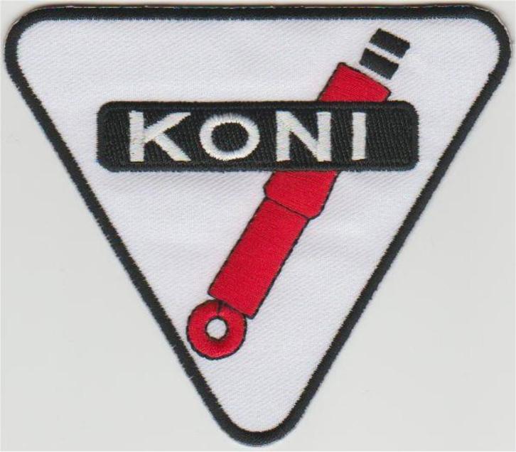 Koni Suspension stoffen opstrijk patch embleem, Motoren, Accessoires | Stickers, Verzenden