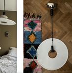 Frisbi van Achille Castiglioni hanglamp hanglamp 70s, Huis en Inrichting, Lampen | Hanglampen, Ophalen, Zo goed als nieuw, Metaal