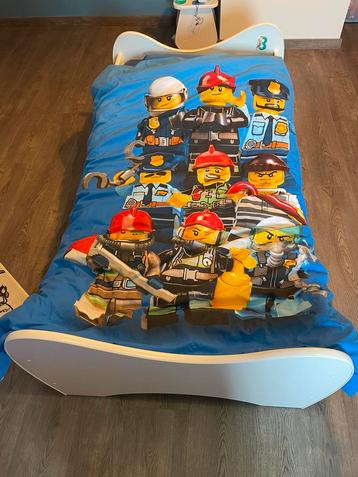 Lit enfant 80x160cm avec matelas et draps housse, Enlèvement, Comme neuf