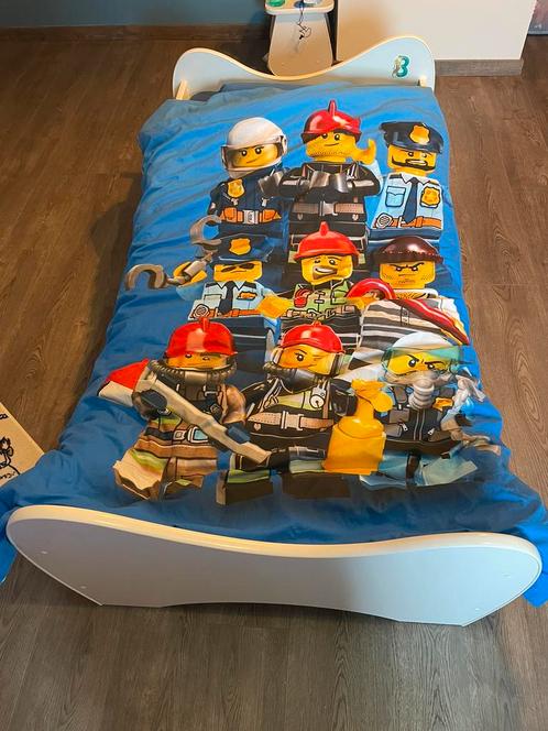 Lit enfant 80x160cm avec matelas et draps housse, Huis en Inrichting, Slaapkamer | Bedden, Zo goed als nieuw, Ophalen