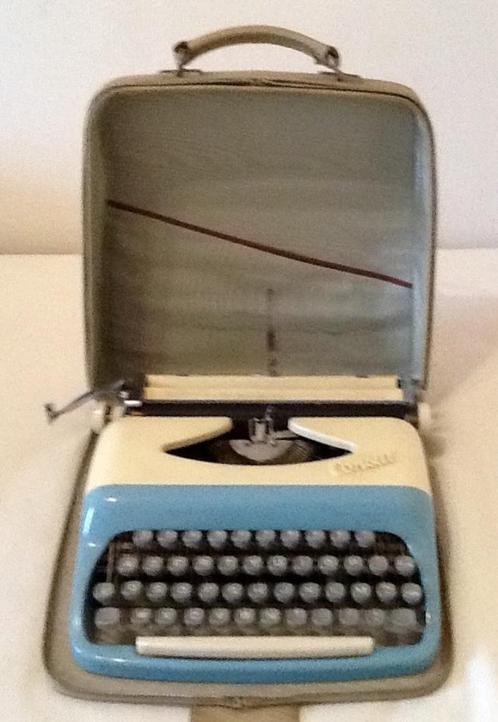 Vintage : machine à écrire portative Consul des années 1960, Divers, Machines à écrire, Utilisé, Enlèvement ou Envoi