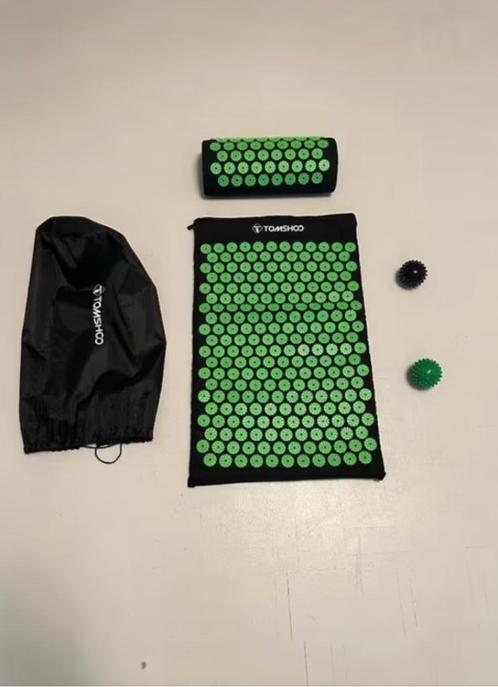 Acupressuur: Mat en Kussen met 2 x Massage Balls. Nieuw!, Sport en Fitness, Massageproducten, Nieuw, Massagestoel of Kussen, Verzenden
