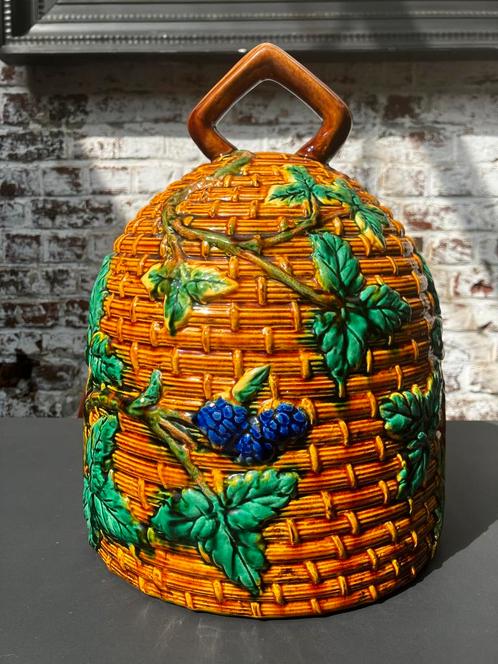 kaasstolp cheese bell cloche à fromage céramique beehive, Antiek en Kunst, Antiek | Keramiek en Aardewerk, Ophalen