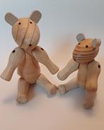 Twee houten figuurtjes, Verzamelen, Gebruikt, Ophalen