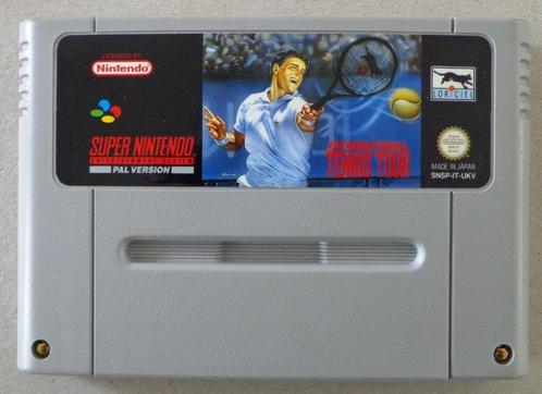 International Tennis Tour voor de Europese Super Nintendo, Games en Spelcomputers, Games | Nintendo Super NES, Gebruikt, Ophalen of Verzenden