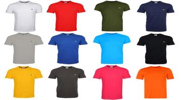 Lacoste T-shirt 14 kleuren S,M,L,XL,2XL,3XL,4XL,5XL Nieuw beschikbaar voor biedingen