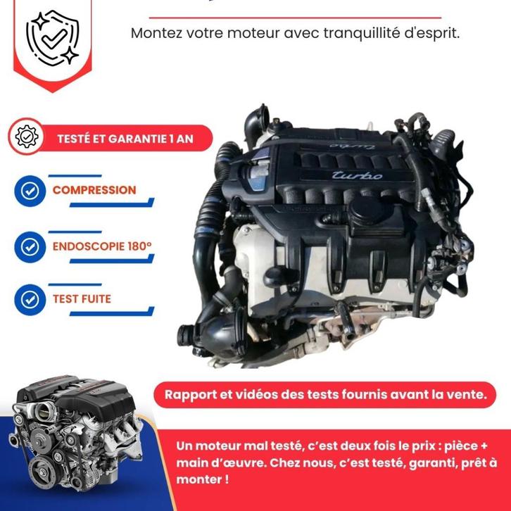 Complete Porsche Cayenne 2 958 Turbo 4.8 V8-motor, Auto-onderdelen, Motor en Toebehoren, Porsche, Nieuw, Ophalen of Verzenden