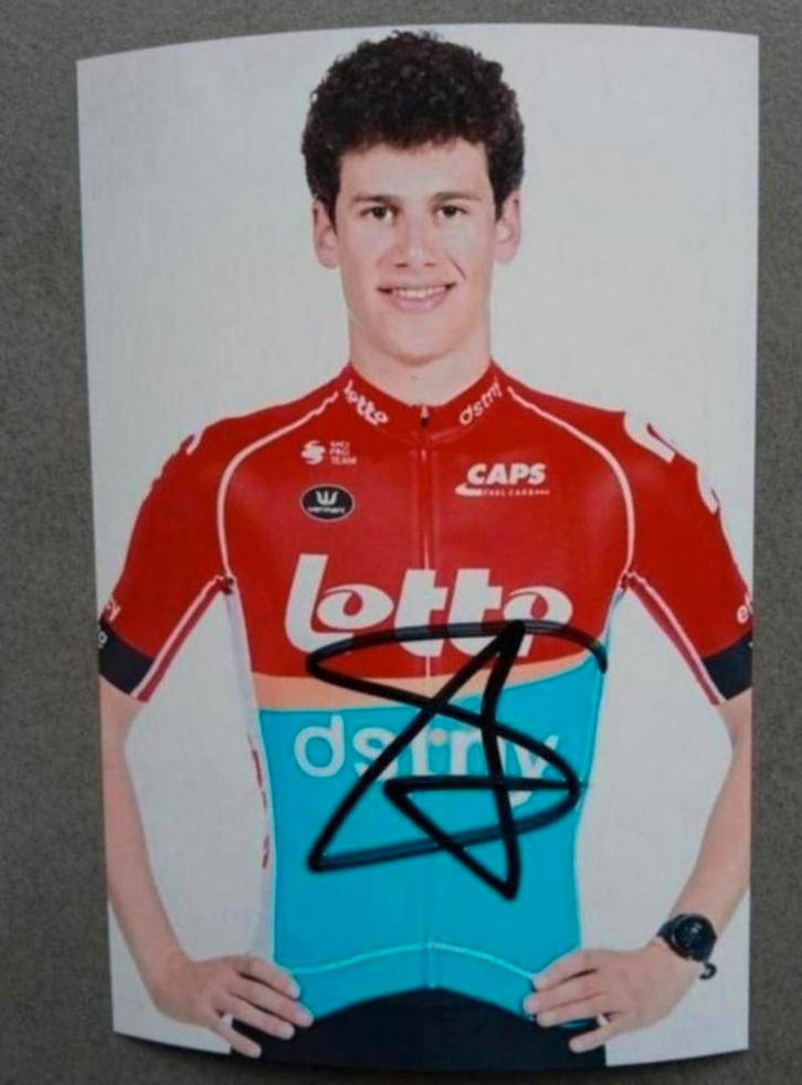 Gesigneerde foto van Alec Segaert., Sport en Fitness, Wielrennen, Nieuw, Verzenden