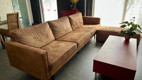3-zit zetel met poef, Huis en Inrichting, Zetels | Complete zithoeken, Ophalen