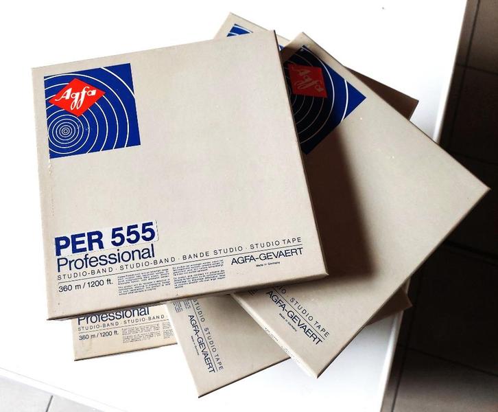 Agfa PER 555 – studio tape – 18 cm, Audio, Tv en Foto, Bandrecorder, Bandrecorder, Ophalen of Verzenden