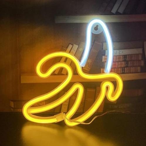 LED Banaan Neon Licht SNELLE GRATIS LEVERING, Huis en Inrichting, Woonaccessoires | Wanddecoraties, Nieuw, Verzenden