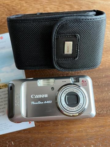 Appareil photo numérique compact PowerShot A460 avec étui de, Enlèvement ou Envoi, Canon, 4 à 7 fois, 5 Mégapixel