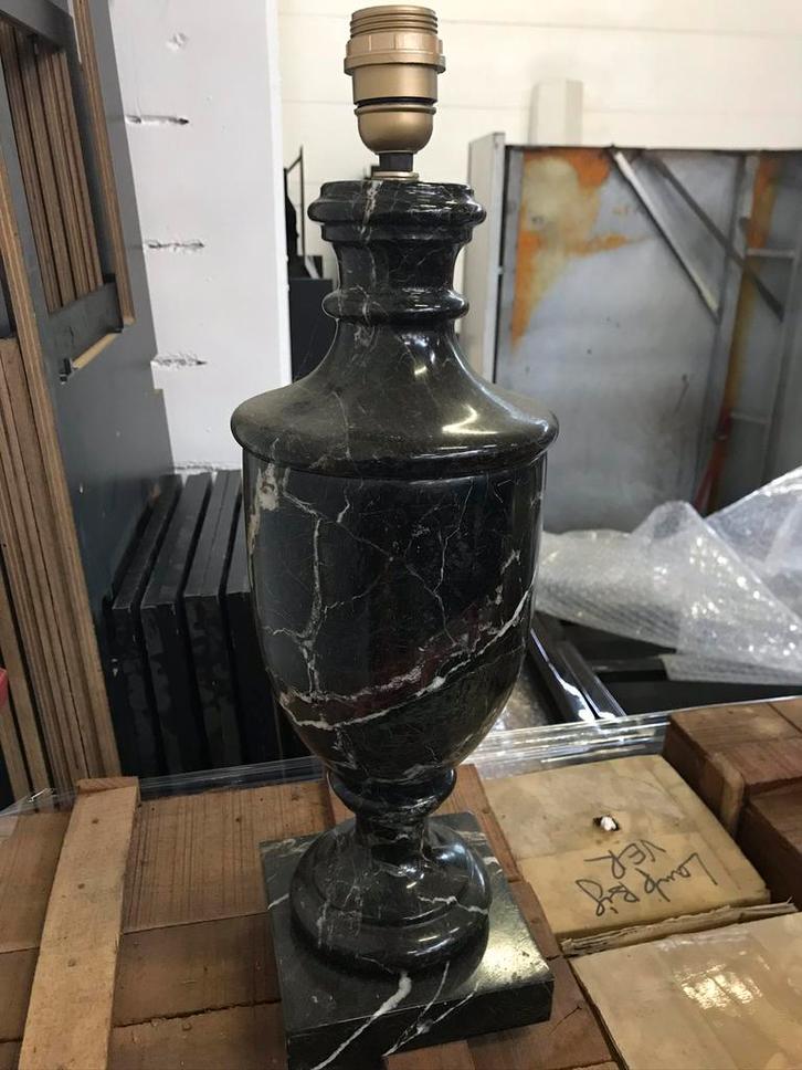 Nieuwe marmeren lampenvoeten, Huis en Inrichting, Lampen | Tafellampen, Nieuw, Minder dan 50 cm, Overige materialen, Ophalen