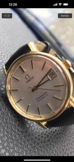 OMEGA SEAMASTER, Handtassen en Accessoires, Leer, Staal, Polshorloge, Ophalen of Verzenden