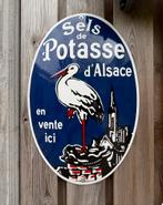 Potasse emaille bord REPRODUCTIE, Ophalen, Nieuw, Reclamebord