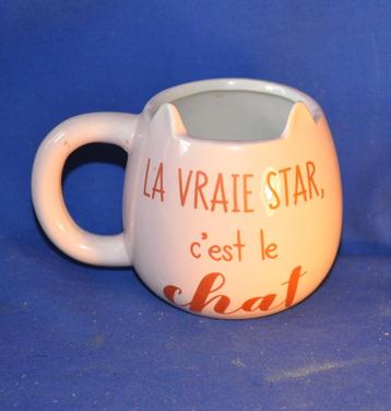 mug rose star c'est le chat beschikbaar voor biedingen