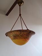 Vianne Domec pâte de verre, lampe suspendue, Utilisé, Enlèvement ou Envoi, Art nouveau stijl, 50 à 75 cm