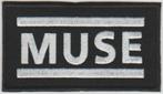 Muse stoffen opstrijk patch embleem, Verzamelen, Muziek, Artiesten en Beroemdheden, Verzenden, Nieuw, Kleding