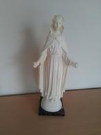 Statue Vierge Marie Madonna delle rose sur socle en marbre, Antiquités & Art, Enlèvement ou Envoi
