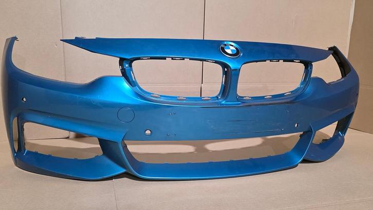 Voorbumper BMW 4 Serie F32 F33 F36 LCI M Pakket 6xPDC Bumper, Auto-onderdelen, Carrosserie, Bumper, BMW, Voor, Gebruikt, Herkomst onderdeel bekend