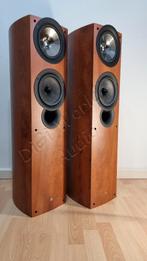 KEF IQ7SE dans la couleur unique du bois de cerisier, Autres marques, Enlèvement ou Envoi, Comme neuf, Haut-parleurs Frontaux, Arrière ou Stéréo