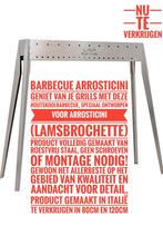 Lisa bbq 120.cm voor Arrosticini stokjes, Tuin en Terras, Ophalen, Zo goed als nieuw