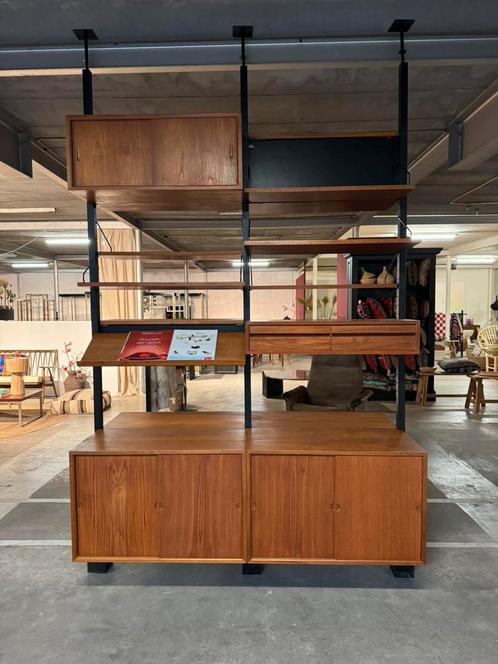 Poul Cadovius by Royal System vintage modulair roomdivider, Huis en Inrichting, Kasten | Stellingkasten, Gebruikt, Ophalen of Verzenden
