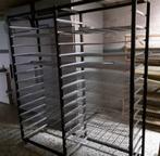 BOULANGERIE PATISSERIE CHARIOT DOUBLE GRILLES INOX, Ophalen, Brood en Banket