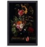 Boeket bloemen in een vaas - Maria van Oosterwyck canvas + b, Huis en Inrichting, Nieuw, Verzenden