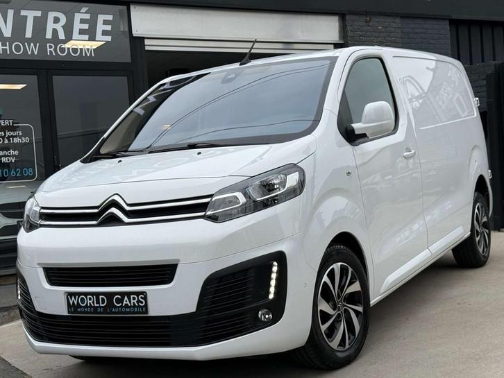 Citroën Jumpy 2.0D 122CV TVAC CUIR CAM360 NAVI LINE ASS. FU, Auto's, Bestelwagens en Lichte vracht, Bedrijf, Te koop, 360° camera