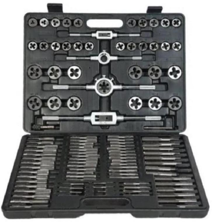 Tap- en Draadsnijset 110dlg. Inch en Metrisch., Auto diversen, Autogereedschap, Nieuw, Ophalen of Verzenden