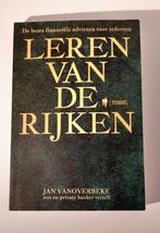Leren van de rijken  Jan Vanoverbeke Nederlands, Ophalen of Verzenden, Zo goed als nieuw