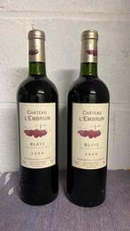 2 flessen chateau l’embrun 2005 Blaye, Verzamelen, Wijnen, Ophalen