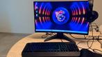 Msi 180hz 24” curved + gratis toetsenbord & steel headset !!, Computers en Software, Ophalen, Gaming