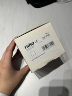 Niko Intense afdekplaat enkelvoudig antraciet, Doe-het-zelf en Bouw, Ophalen, Nieuw, Overige typen