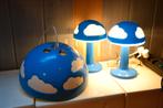 Lampe Cloud Skoljig bleue & blanche Henrik Preutz des a 1990, Enlèvement, Utilisé, Lampe