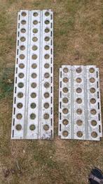 4x4 aluminium zandplaten. 2 lange 140 cm x 40 cm + 8 korte ., Ophalen