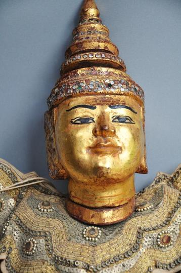 Mega grote Boeddha marionet, Thailand, ca 1980 beschikbaar voor biedingen