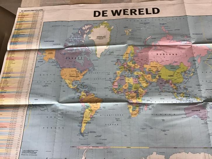 Atlas kaarten 48 stuks in glanzend A4 formaat TOP, Boeken, Atlassen en Landkaarten, Nieuw, Landkaart, Wereld, Ophalen of Verzenden