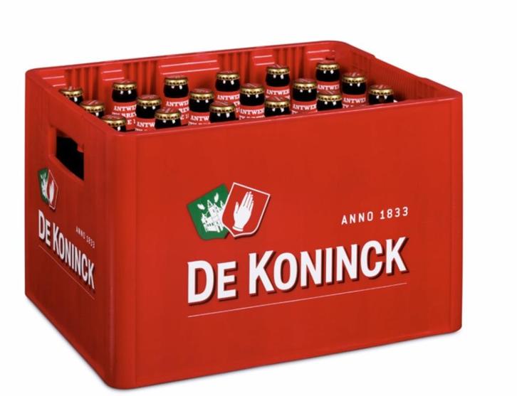 2 Bakken Bolleke de koninck, Verzamelen, Biermerken, Nieuw, De Koninck, Ophalen