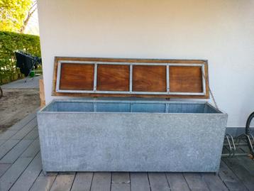 Tuin-materiaalkoffer (gegalvaniseerd staal en zink), Tuin en Terras, Ophalen, Gebruikt