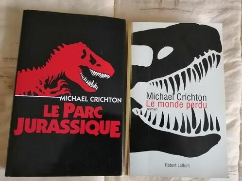 Duo Jurassic Park + Le monde perdu de Michael Crichton, Boeken, Fantasy, Ophalen of Verzenden