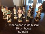 9 x napoleon in de biscuit, Verzamelen, Beelden en Beeldjes, Zo goed als nieuw, Mens, Ophalen