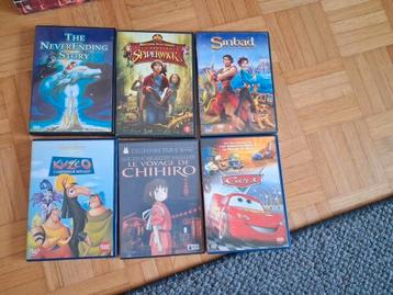  6 DVD JEUNESSE beschikbaar voor biedingen