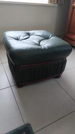 Leder salon, Huis en Inrichting, Ophalen, Gebruikt, Hout