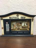 Nautische winkel, reliëfbord met raam, Verzamelen, Scheepvaart, Ophalen, Zo goed als nieuw, Zeilboot, Overige typen