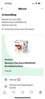 Moulinex pain dore, Elektronische apparatuur, Broodbakmachines, Ophalen, Nieuw, Met timer