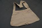 Zelfgemaakte schoudertas van jeans beige, Ophalen of Verzenden, Nieuw, Handgemaakt