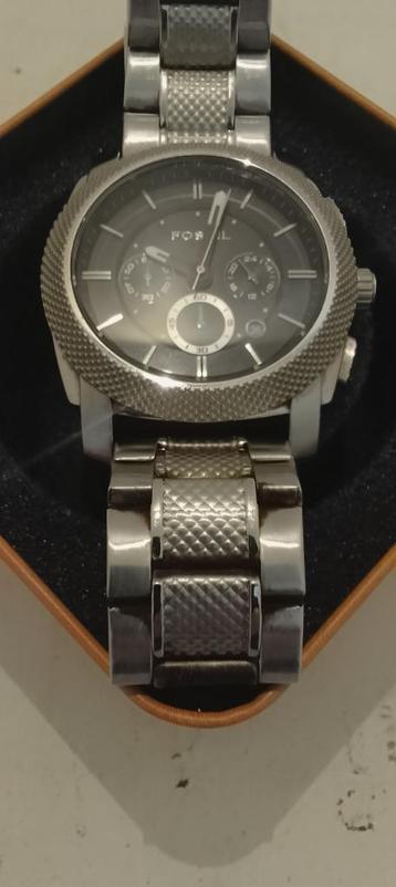MONTRE HOMME FOSSIL NEUVE, Autres marques, Enlèvement ou Envoi, Acier, Acier