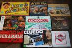 11 spellen scrabble, monopoly, cluedo, aquileia, maharadja,., Hobby en Vrije tijd, Ophalen, Zo goed als nieuw
